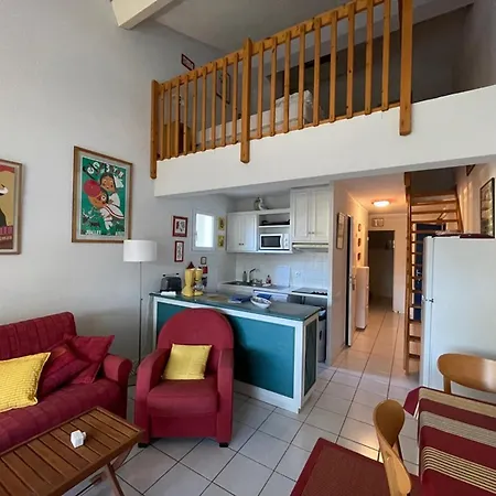 T2 Mezzanine 4 Pers. Piscine Parking - Fr-1-379-110 Soustons